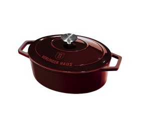 BERLINGERHAUS Pekáč litinový s poklicí 30 cm Burgundy Line