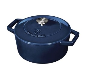 BERLINGERHAUS Pekáč litinový s poklicí 20 cm Aquamarine Metallic Line