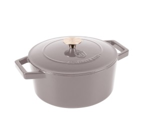 Pekáč litinový s poklicí 24 cm Taupe Collection