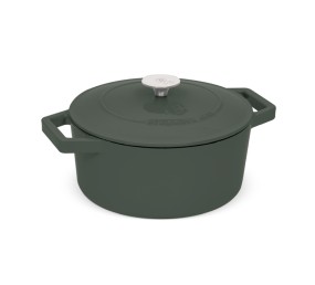 Pekáč litinový s poklicí 24 cm Matte Green Collection