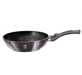 BERLINGERHAUS Pánev WOK s mramorovým povrchem 28 cm Carbon PRO Line