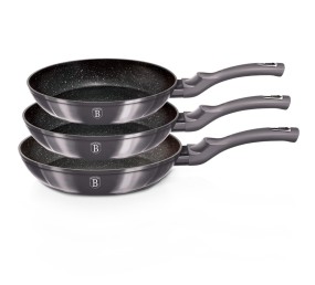 Sada pánví s mramorovým povrchem 3 ks  Metallic Line Carbon Pro Edition
