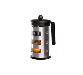 BERLINGERHAUS Konvice na čaj a kávu french press 1 l Black Silver Collection