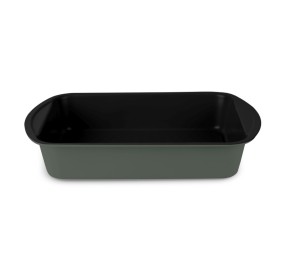 Plech na pečení hluboký s titanovým povrchem 40 x 28 cm Matte Green Collection