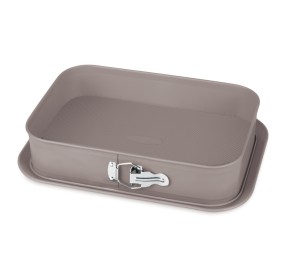 Forma na dort hranatá s titanovým povrchem 39x27 cm Taupe Collection