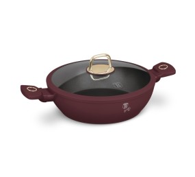 Kastrol s titanovým povrchem a poklicí 28 cm Leonardo Collection