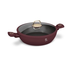 Kastrol s titanovým povrchem a poklicí 30 cm Leonardo Collection