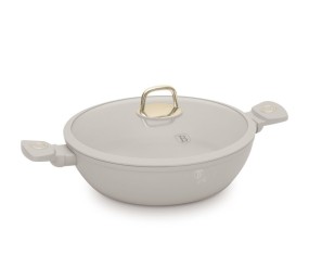 Pánev s titanovým povrchem a poklicí 28 cm Sahara Collection