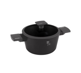 Kastrol s titanovým povrchem a poklicí 20 cm Antracit Collection