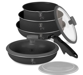 Sada nádobí s titanovým povrchem 9 ks Anthracite Collection