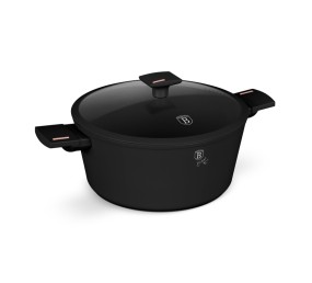 Kastrol s titanovým povrchem a poklicí 28 cm Monaco Collection