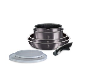 Sada nádobí s titanovým povrchem7 ks Metallic Line Carbon Pro Edition