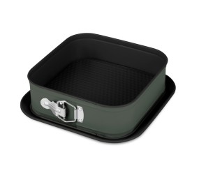 Forma na dort hranatá s titanovým povrchem 28 x 28 cm Matte Green Collection