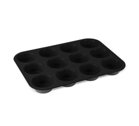 Forma na muffiny s nepřilnavým povrchem 12 ks Antracit Collection