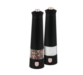 Mlýnek na pepř a sůl elektrický sada 2 ks Black Rose Collection