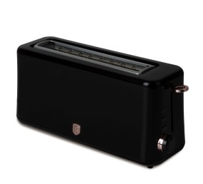 Topinkovač nerez 980W s dlouhým slotem Black Rose Collection