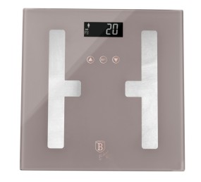 Osobní váha s měřením tuku, svalů a vody 180 kg Taupe Collection