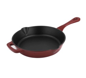 Pánev litinová se smaltovaným povrchem ALPEN 26 cm červená