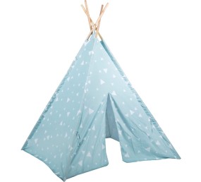 Dětský stan teepee 120x120x150cm modrá