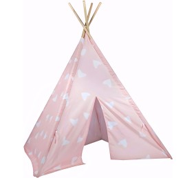 Dětský stan teepee 120x120x150cm růžová