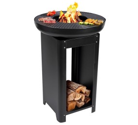 Přenosné zahradní ohniště s grilem a stojanem TEPPANYAKI