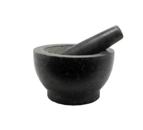Hmoždíř 18x11cm žula černá