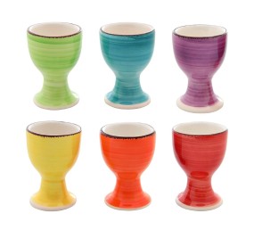 Držák na vajíčka sada 6 ks 7 cm COLOURS
