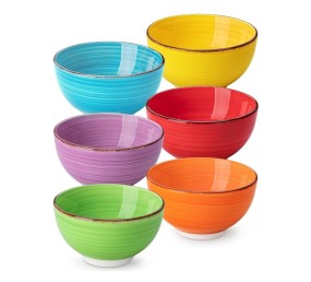 Miska na polévku sada 6 ks 14 cm COLOURS