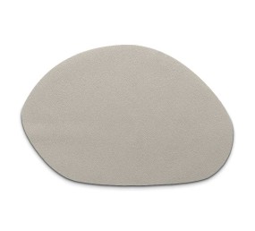 KELA Prostírání Stone PU kůže světle šedá 45,0x30,0x0,2cm