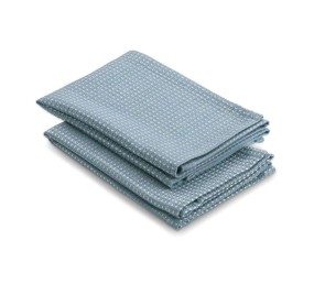 Utěrka CAJA 2 ks 55% bavlna/45% bambus světle modrá 32x32 cm