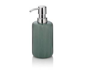 KELA Dávkovač mýdla Ava keramika zelená 350 ml