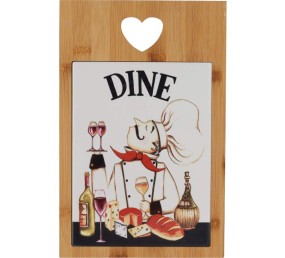 Sevírovací prkénko s keramickou kachlí DINE