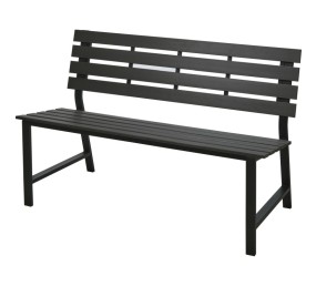 Zahradní lavice 125 cm dřevoplast