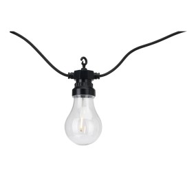 Zahradní párty osvětlení 20 LED světel teplá bílá